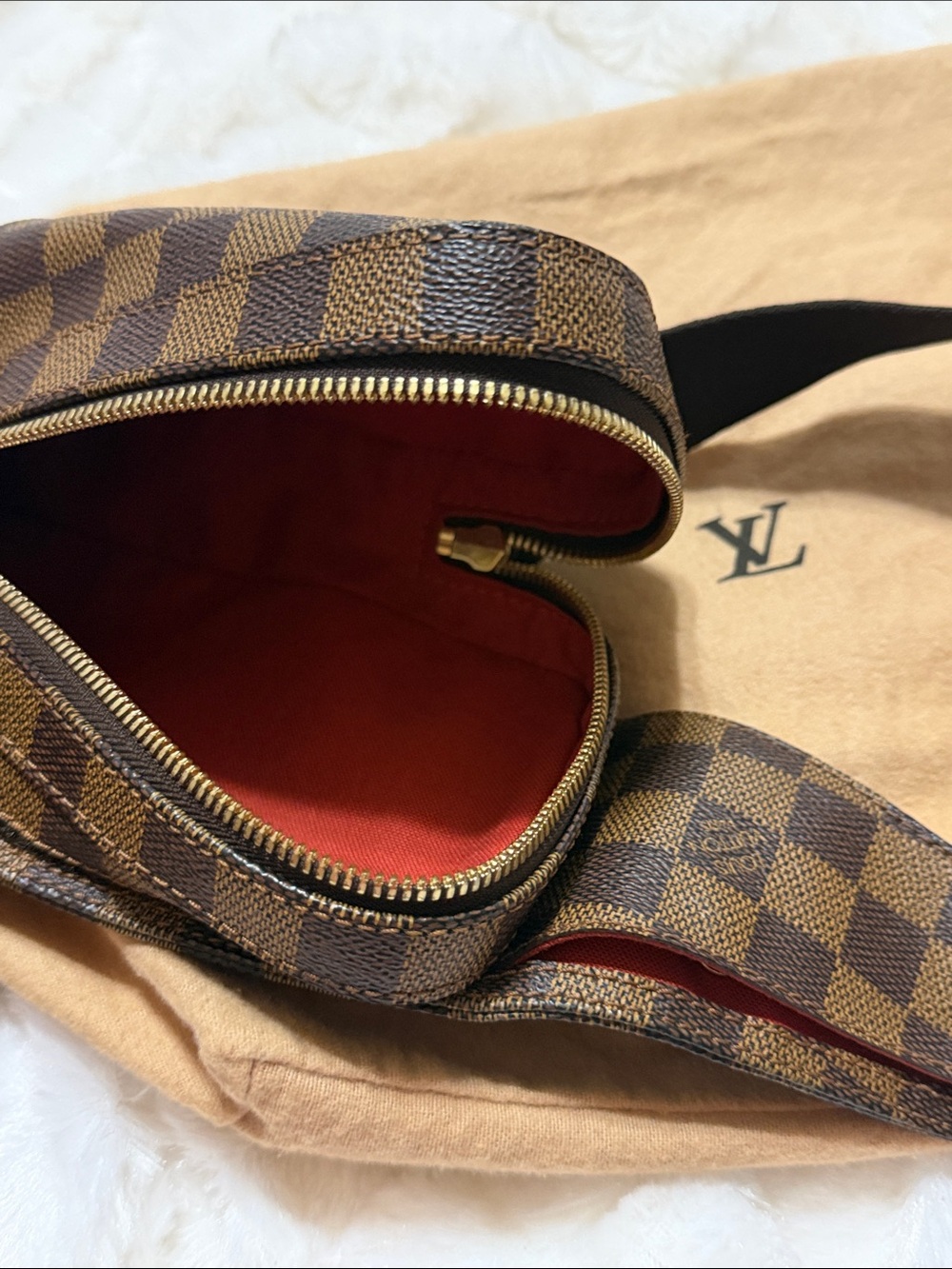 Louis Vuitton Brown Damier Ebene Belt Bag - Picture 6 of 12